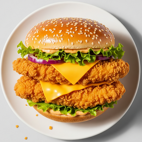 Half Lb Chicken Burger 